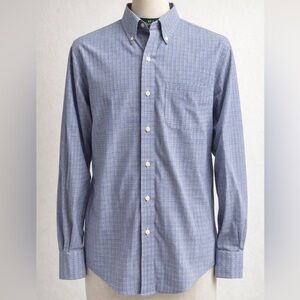 Ralph Lauren Men's Blue Checkered Button-Down Shirt